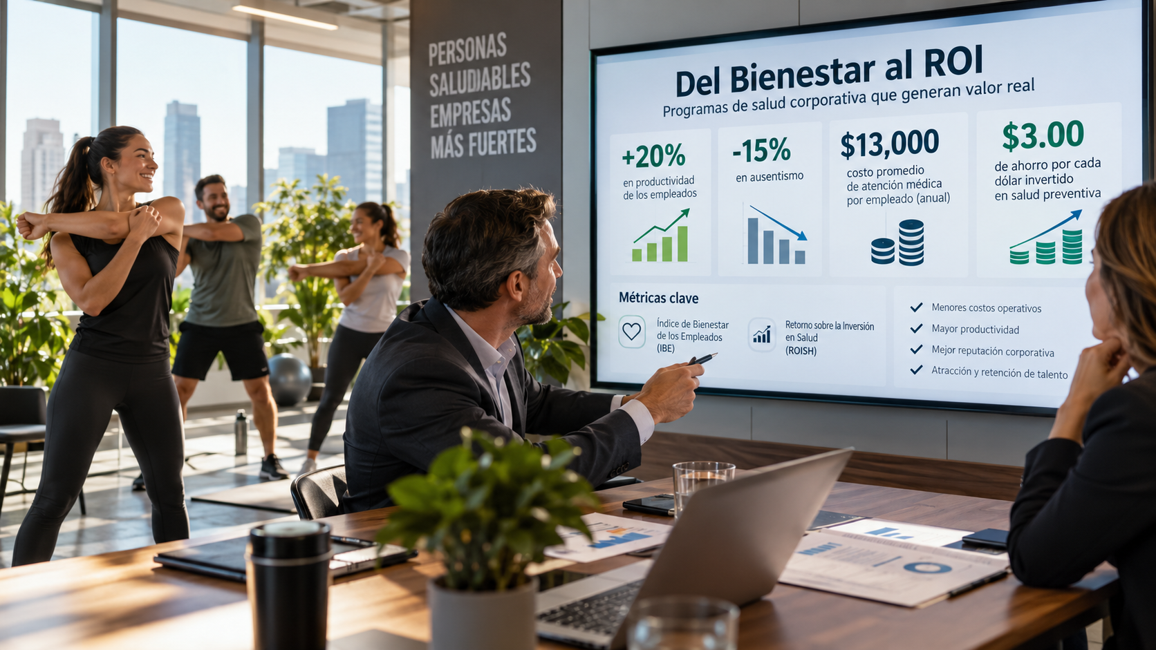 Del Bienestar al ROI: Justificando Inversiones en Salud Corporativa
