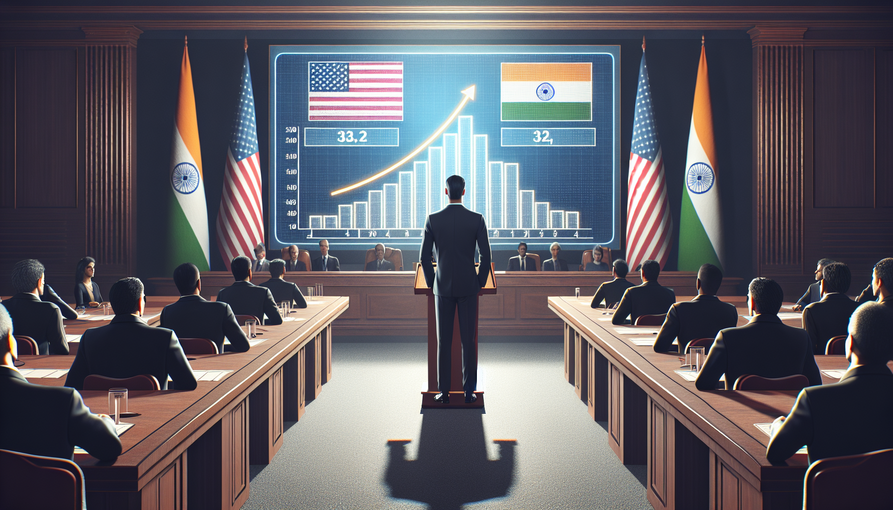 Trump amenaza con duplicar los aranceles sobre productos de India, escalando las tensiones comerciales 📈🇺🇸🇮🇳. Analizamos el impacto económico y las posibles repercusiones globales. 💼🌐 #ComercioGlobal