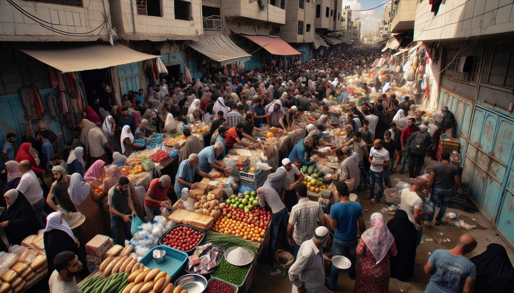 Lucha diaria por alimentos en Gaza: conflicto, bloqueos y esperanza 🌍🍞. Descubre el impacto en la comunidad y el papel crucial de la ayuda internacional. 🙏🌟 #Gaza #CrisisHumanitaria