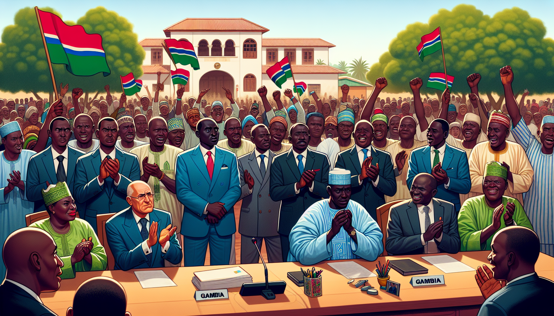 ### Extracto SEO Sugerido: La ONU niega visas a funcionarios gambianos y desata aplausos 🎉. Esta medida, vista como justicia y rendición de cuentas, es celebrada por la población local en Gambia. 🌍🔍